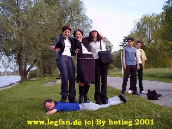 and this is women power pur...legfan ask first two ladys for do session but after this some more ladys came and...